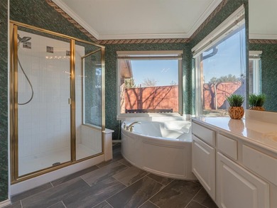 New roof, HVAC, dishwasher & updated windows make this one-story on Oakmont Country Club in Texas - for sale on GolfHomes.com, golf home, golf lot