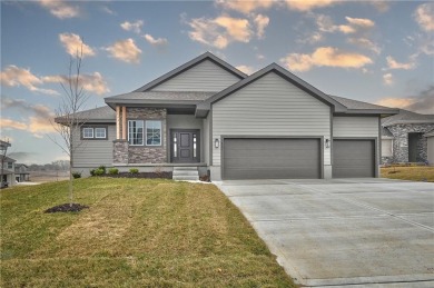 This is one of Prieb Homes most popular reverse 1.5 story plans on Lakeside Hills Golf Course in Kansas - for sale on GolfHomes.com, golf home, golf lot