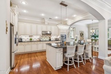 Live Luxuriously in *Literally* the former Toll Brothers model on Hampton Hall Club in South Carolina - for sale on GolfHomes.com, golf home, golf lot