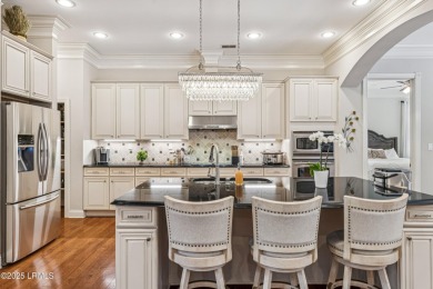 Live Luxuriously in *Literally* the former Toll Brothers model on Hampton Hall Club in South Carolina - for sale on GolfHomes.com, golf home, golf lot