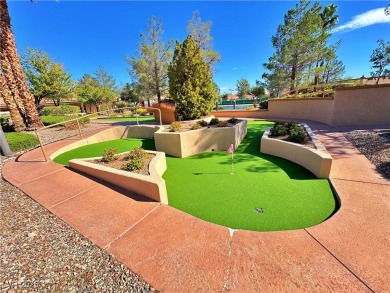 Golf course townhome with mountain and sunset views in Sun City on Highland Falls Golf Club in Nevada - for sale on GolfHomes.com, golf home, golf lot