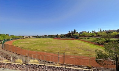 Golf course townhome with mountain and sunset views in Sun City on Highland Falls Golf Club in Nevada - for sale on GolfHomes.com, golf home, golf lot