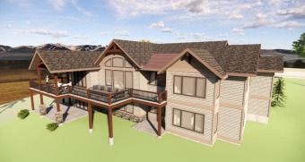 To be built dream home situated on the 10th hole of the Canyon on Canyon River Golf Club in Montana - for sale on GolfHomes.com, golf home, golf lot