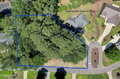 Largest lot available in Oyster Pointe, over half acre.  Great on Oyster Bay Golf Links in North Carolina - for sale on GolfHomes.com, golf home, golf lot