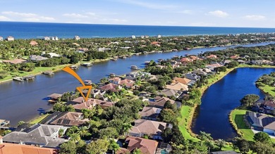 Stunning fully furnished Intracoastal-front estate located in on Grand Haven Golf Club in Florida - for sale on GolfHomes.com, golf home, golf lot