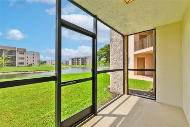 Explore this delightful first-floor unit, boasting two bedrooms on Sunrise Lakes Phase IV Golf Course in Florida - for sale on GolfHomes.com, golf home, golf lot