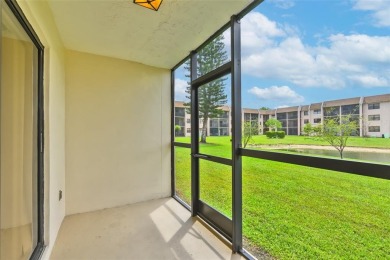 Explore this delightful first-floor unit, boasting two bedrooms on Sunrise Lakes Phase IV Golf Course in Florida - for sale on GolfHomes.com, golf home, golf lot