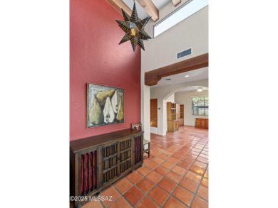 Step inside this magnificent Santa Fe style custom home. Soaring on Forty Niner Golf and Country Club in Arizona - for sale on GolfHomes.com, golf home, golf lot