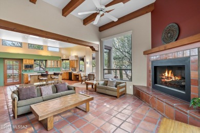 Step inside this magnificent Santa Fe style custom home. Soaring on Forty Niner Golf and Country Club in Arizona - for sale on GolfHomes.com, golf home, golf lot
