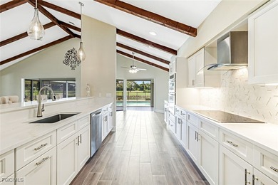 This beautifully reimagined 3-bedroom home with a private den on The Forest Country Club in Florida - for sale on GolfHomes.com, golf home, golf lot