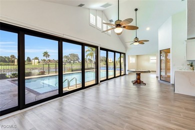 This beautifully reimagined 3-bedroom home with a private den on The Forest Country Club in Florida - for sale on GolfHomes.com, golf home, golf lot