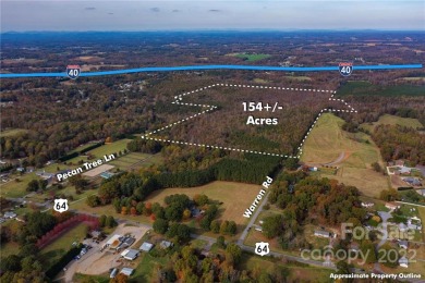 Zoned R20, this 154 acre property off Hwy 64 in Statesville NC on Statesville Country Club in North Carolina - for sale on GolfHomes.com, golf home, golf lot