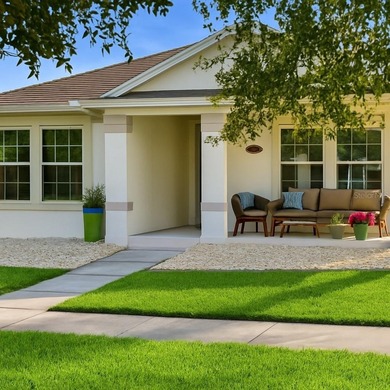 Step into pristine, easy-living perfection in Savona North with on Venetian Bay Golf Course in Florida - for sale on GolfHomes.com, golf home, golf lot