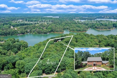 5 acre Estate on Lake Lanier near the Chattahoochee Country Club on Chattahoochee Golf Course in Georgia - for sale on GolfHomes.com, golf home, golf lot