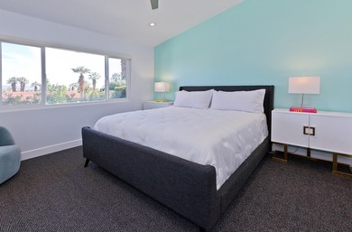 Perched above the valley in the guard gated Thunderbird Villas on Thunderbird Country Club in California - for sale on GolfHomes.com, golf home, golf lot