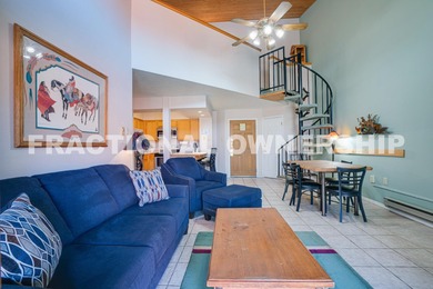 This vaulted ceiling 2 bedroom 2 bath condo offers you on Angel Fire Resort Country Club in New Mexico - for sale on GolfHomes.com, golf home, golf lot