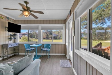 Enjoy true Coastal living at this stunning 3 bedroom, 2-bath on Oak Island Golf Club in North Carolina - for sale on GolfHomes.com, golf home, golf lot