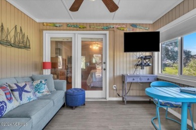 Enjoy true Coastal living at this stunning 3 bedroom, 2-bath on Oak Island Golf Club in North Carolina - for sale on GolfHomes.com, golf home, golf lot