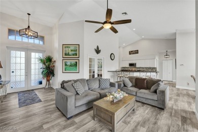 Welcome to your beautifully refreshed oasis in Fountain on Pelican Sound Golf and River Club in Florida - for sale on GolfHomes.com, golf home, golf lot