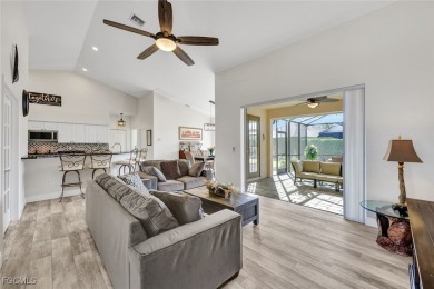 Welcome to your beautifully refreshed oasis in Fountain on Pelican Sound Golf and River Club in Florida - for sale on GolfHomes.com, golf home, golf lot