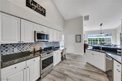 Welcome to your beautifully refreshed oasis in Fountain on Pelican Sound Golf and River Club in Florida - for sale on GolfHomes.com, golf home, golf lot