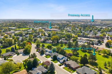 Nestled on the 14th fairway of Lakeview Golf Course, this on Lakeview Golf Club in Idaho - for sale on GolfHomes.com, golf home, golf lot