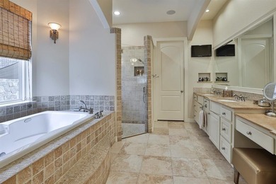 Exceptional custom stone and brick home on nearly one acre in on Mira Vista Country Club in Texas - for sale on GolfHomes.com, golf home, golf lot