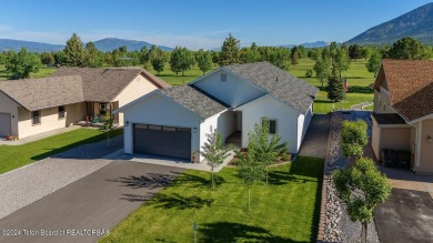 Stunning mountain modern home located on the golf course in on Star Valley RV Golf Course in Wyoming - for sale on GolfHomes.com, golf home, golf lot