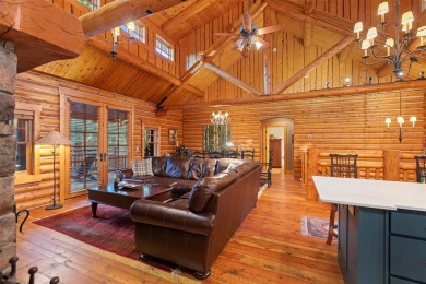 Beautiful custom log home located in the prestigious Bitterroot on Stock Farm Club in Montana - for sale on GolfHomes.com, golf home, golf lot