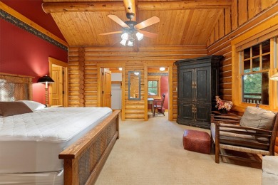 Beautiful custom log home located in the prestigious Bitterroot on Stock Farm Club in Montana - for sale on GolfHomes.com, golf home, golf lot