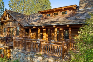 Beautiful custom log home located in the prestigious Bitterroot on Stock Farm Club in Montana - for sale on GolfHomes.com, golf home, golf lot