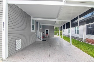 Welcome to this stunning 2018 manufactured home offering nearly on Six Lakes Country Club in Florida - for sale on GolfHomes.com, golf home, golf lot