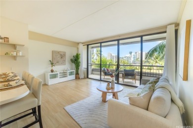 Tropical elegance meets urban convenience in this beautifully on Ala Wai Golf Course in Hawaii - for sale on GolfHomes.com, golf home, golf lot