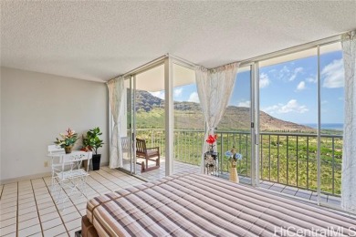 Corner end unit capturing the stunning views of the Waianae on Makaha Valley Country Club in Hawaii - for sale on GolfHomes.com, golf home, golf lot