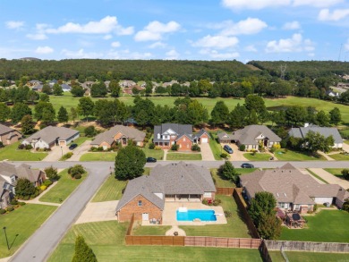 This one has it ALL! Situated on a large corner lot, this 4-bed on Centennial Valley Golf Course in Arkansas - for sale on GolfHomes.com, golf home, golf lot