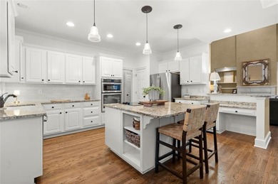 Fall is in the air, and this home frames the season on Woodmont Golf and Country Club in Georgia - for sale on GolfHomes.com, golf home, golf lot