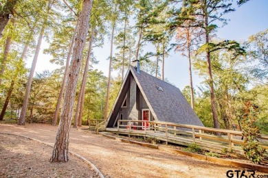 This charming A-frame home is perfectly priced for first time on Hide-A-Way Lake Golf Course in Texas - for sale on GolfHomes.com, golf home, golf lot