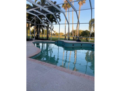 Beautiful views from this 4 BR/ 3 BA pool home located on the on Keys Gate Golf Club in Florida - for sale on GolfHomes.com, golf home, golf lot