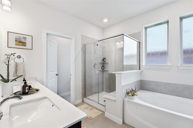 Welcome home to the Stockdale--a beautifully designed Beazer on Heath Golf and Yacht Club in Texas - for sale on GolfHomes.com, golf home, golf lot