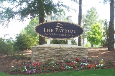 Live The Lake Life! This interior lot is located in the on The Patriot Golf Club At Grand Harbor in South Carolina - for sale on GolfHomes.com, golf home, golf lot