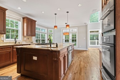 This magnificent 6-bedroom, 5.5-bathroom home in McDonough, GA on Eagles Landing Country Club in Georgia - for sale on GolfHomes.com, golf home, golf lot