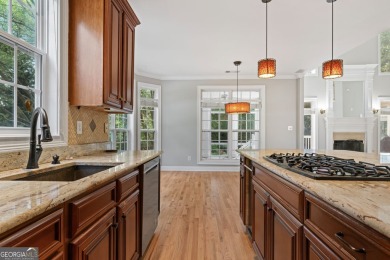 This magnificent 6-bedroom, 5.5-bathroom home in McDonough, GA on Eagles Landing Country Club in Georgia - for sale on GolfHomes.com, golf home, golf lot