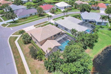 Corner Lot! Beautiful Pool and Lakefront View. Porcelain and on Winston Trails Golf Course in Florida - for sale on GolfHomes.com, golf home, golf lot