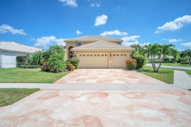 Corner Lot! Beautiful Pool and Lakefront View. Porcelain and on Winston Trails Golf Course in Florida - for sale on GolfHomes.com, golf home, golf lot