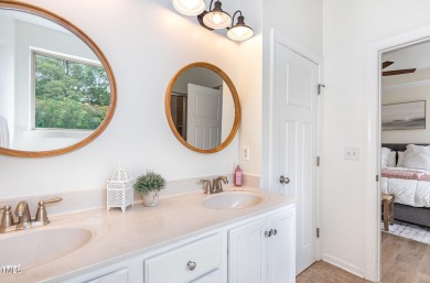 Welcome to this beautifully maintained 4-bedroom, 3.5-bath home on Heritage Golf Club in North Carolina - for sale on GolfHomes.com, golf home, golf lot