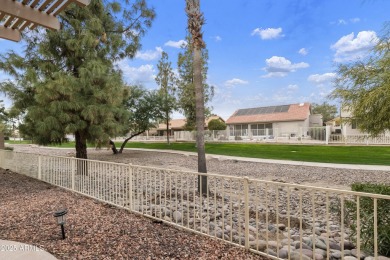 Nestled in a vibrant gated active adult community, this stunning on Palo Verde Golf and Country Club in Arizona - for sale on GolfHomes.com, golf home, golf lot