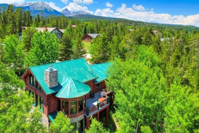 This log home comes fully furnished and is a true mountain on Raven Golf Club At Three Peaks in Colorado - for sale on GolfHomes.com, golf home, golf lot