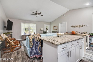 This stunning low-maintenance home is less than 3 years old and on Lake Tansi Village Country Club in Tennessee - for sale on GolfHomes.com, golf home, golf lot