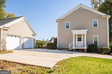 Stunning Home with Golf Course Views, Spacious Backyard, and on Canongate On White Oak Golf Course in Georgia - for sale on GolfHomes.com, golf home, golf lot