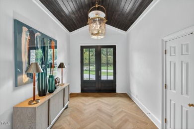 Stunning, updated one-level home on one of the finest lots on on Croasdaile Country Club in North Carolina - for sale on GolfHomes.com, golf home, golf lot